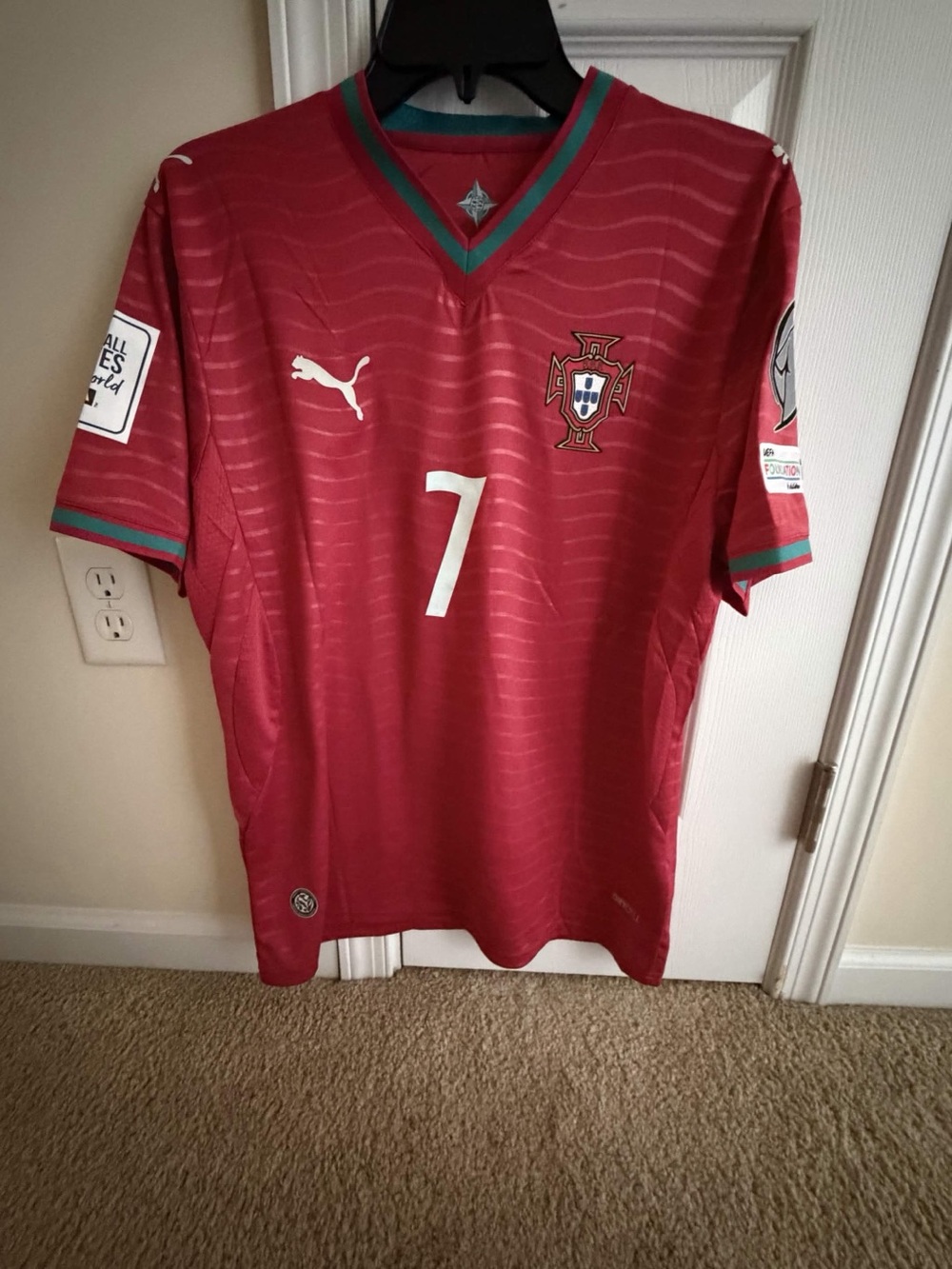 Portugal Ronaldo #7 2026 World Cup Home Kit Player Version